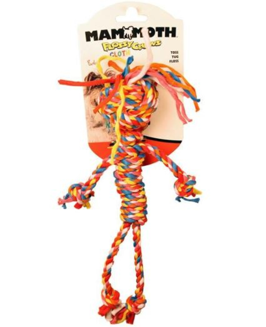 Mammoth Cloth Rope Man Dog Toy， Small