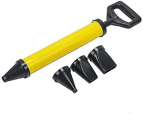 Grout Brick Pointing Grout Gun， Manual Caulking Gun Cement Pump Set Grout Mortar Sprayer Applicator Tool For Cement Lime With 4 Nozzles