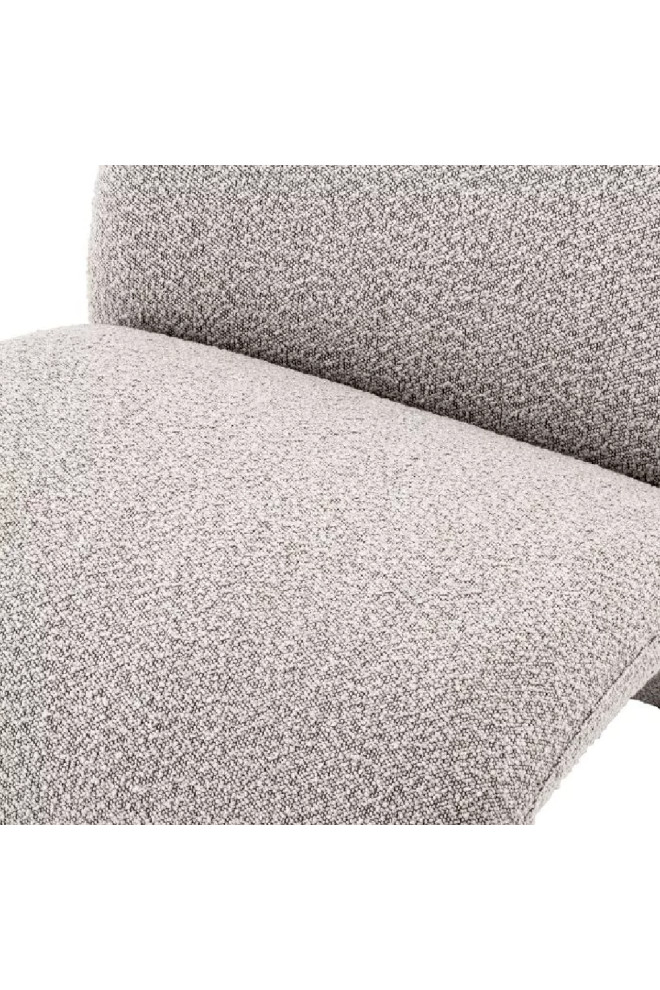 Bouclé Curved Accent Chair  Eichholtz Vignola   Contemporary   Armchairs And Accent Chairs   by Oroa   Distinctive Furniture  Houzz