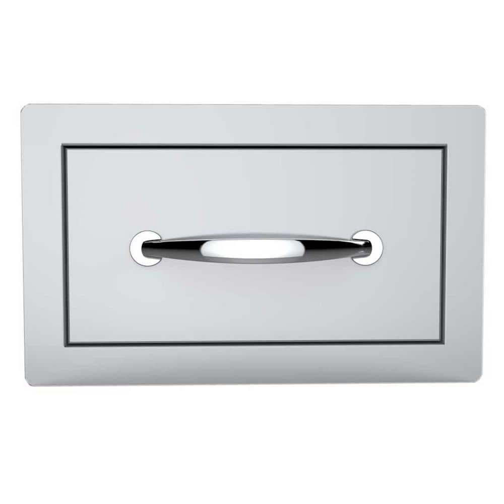 Sunstone Classic Series 14 in. 304 Stainless Steel Flush Single Access Drawer B-SD6