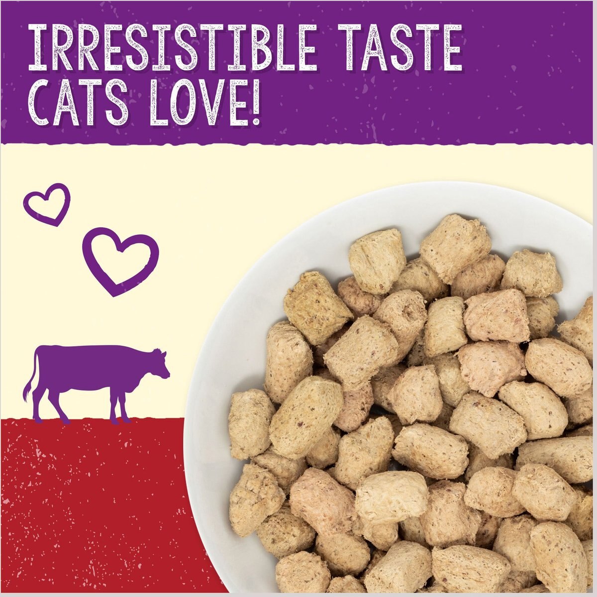 Stella and Chewy's Freeze-Dried Raw Dinner Morsels Grain Free Protein Rich Bountiful Beef Recipe Cat Food