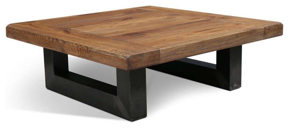 STYLE UMI Solid Wood Coffee Table   Industrial   Coffee Tables   by Maxima House  Houzz