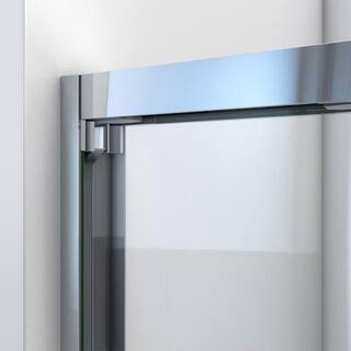 DreamLine Harmony 60 in. W x 58 in. H Sliding Semi Frameless Tub Door in Oil Rubbed Bronze with Clear Glass TDHA60W580VXX06