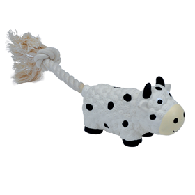 Lil Pals Cow Rope Dog Toy