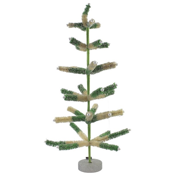 Christmas Green white Sisal Tree One Hundred 80 Degree Decorative Figurines