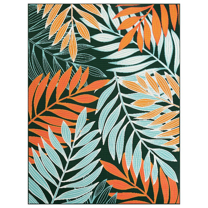 Sonoma Goods For Life® Indoor/Outdoor Red Whimsy Palm Rug