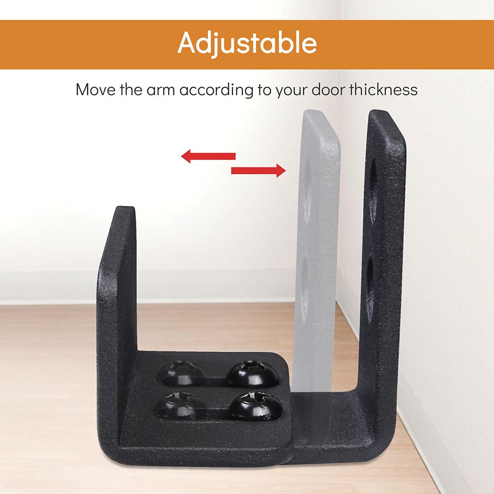 Yescom Wall-Mounted Floor Guide Roller Adjustable for Sliding Barn Door