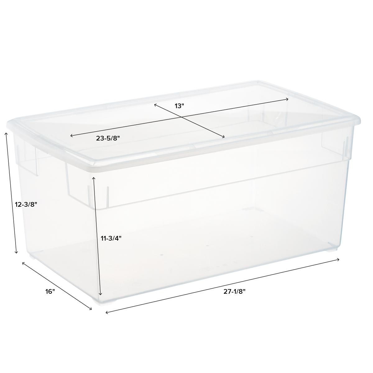 Our Clear Storage Boxes