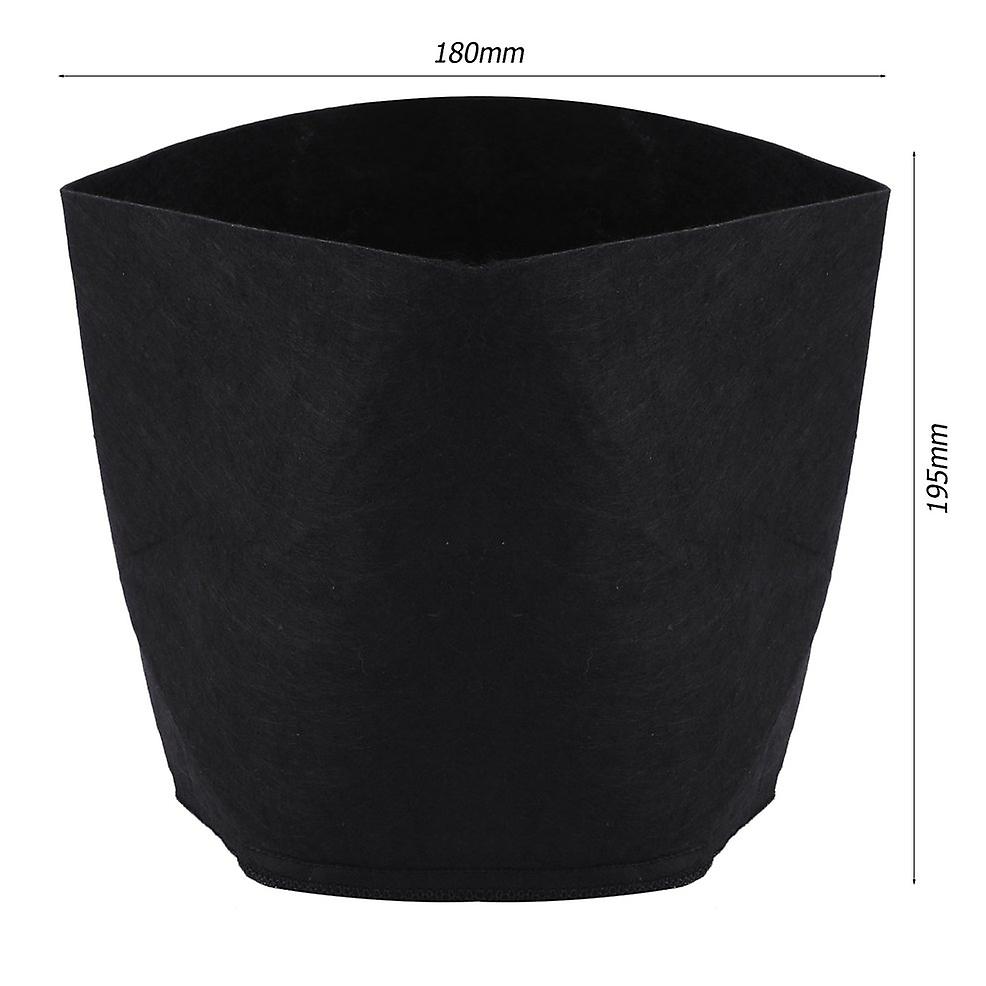 5pcs Reusable Non-woven Fabric Flower Plant Grow Prune Pots Bag 2 Gallon