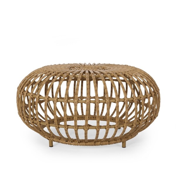 Rattan WOVEN SIDE TABLE