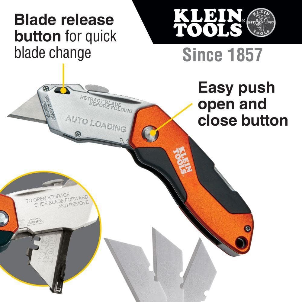 Klein Tools Auto-Loading Folding Utility Knife 44130 from Klein Tools