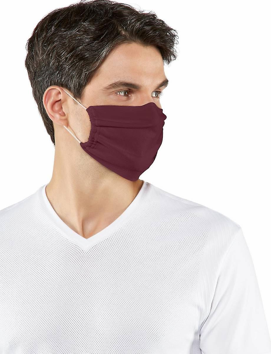 Falke 2 Pack Face Mask - Bordeaux Burgundy