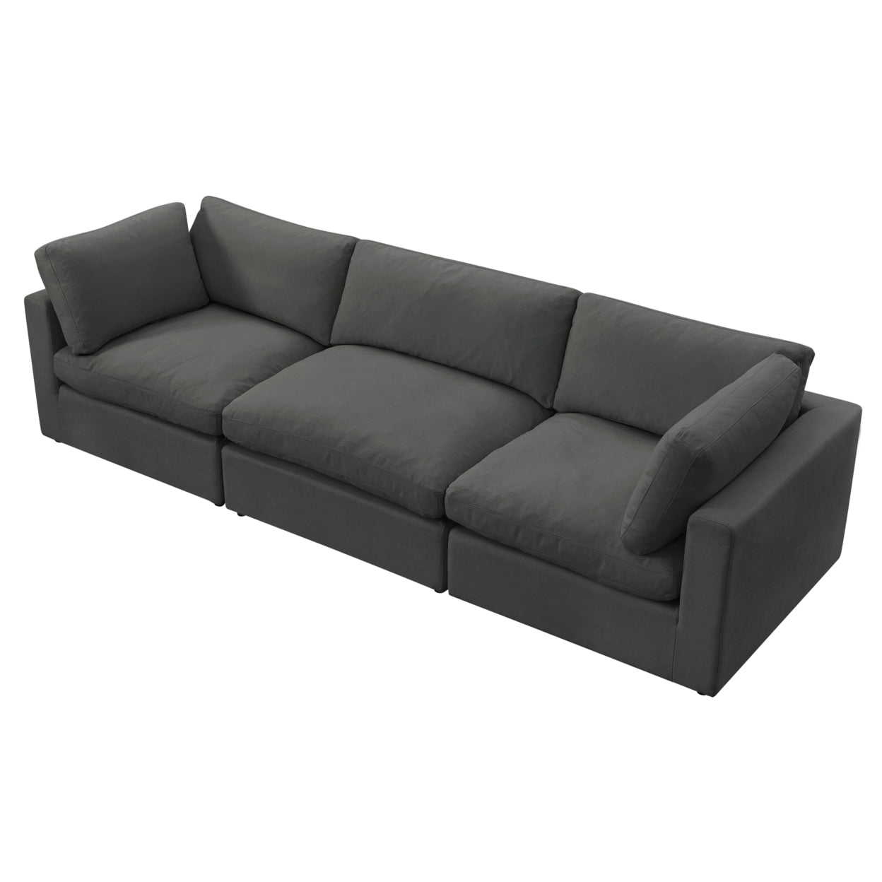 Yasmin Upholstered 3 Seat Linen Sofa