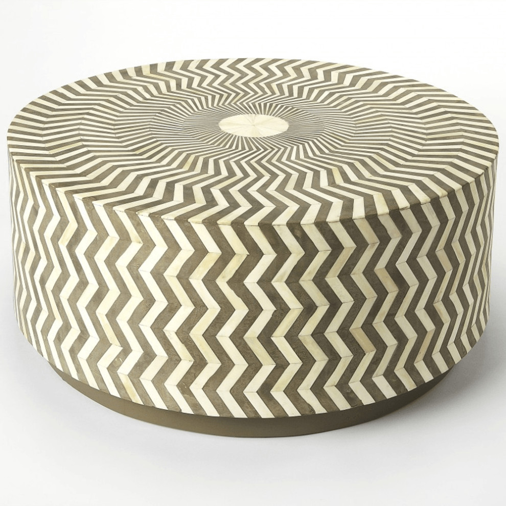 Bone Inlay Coffee Table   Contemporary   Coffee Tables   by HomeRoots  Houzz