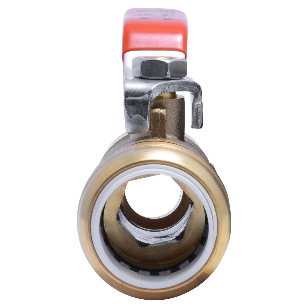 SharkBite 34 in. Push-to-Connect PVC IPS x 34 in. CTS Brass Ball Valve 25550LF