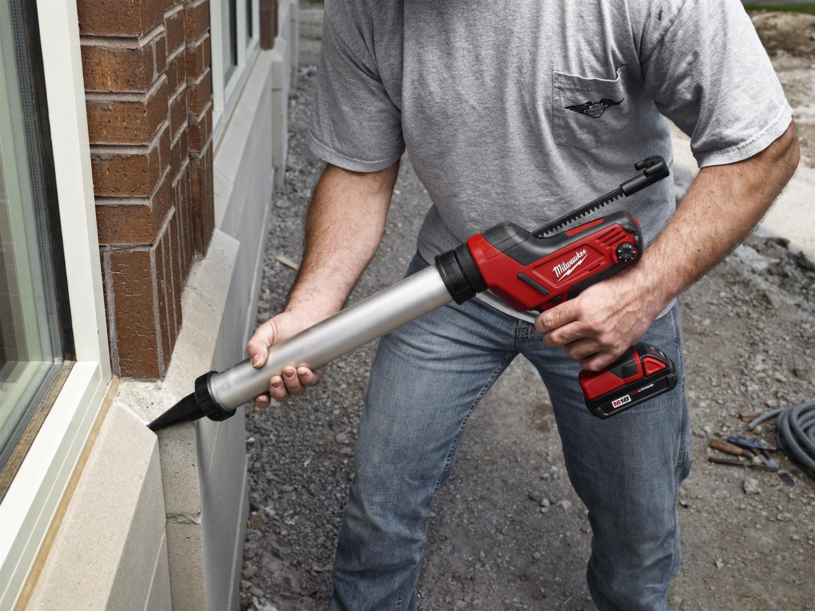 Milwaukee Tool 2641-20 Milwaukee M18 Cordless Caulk and Adhesive Guns