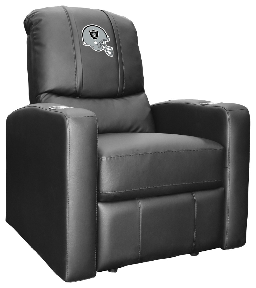 Las Vegas Raiders Helmet Man Cave Home Theater Recliner   Contemporary   Recliner Chairs   by DreamSeats LLC  Houzz