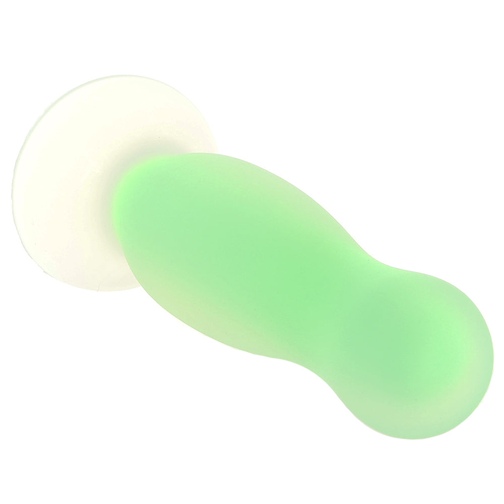 Luminous Glow In The Dark Large Butt Plug in Green