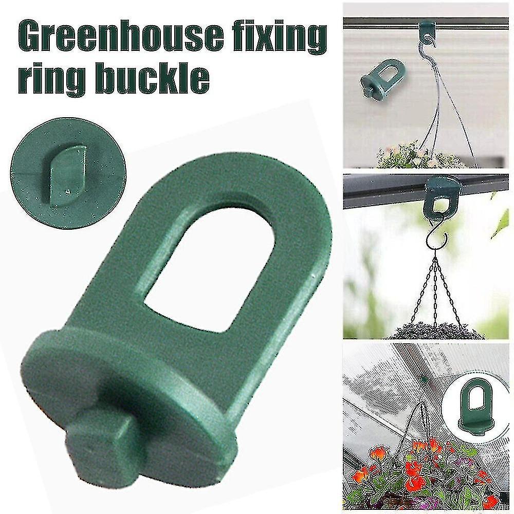 50pcs/set Plastic Greenhouse Hooks Plant Flower Stand Hanging Clip Set Plant Hanger Greenhouse Gadge