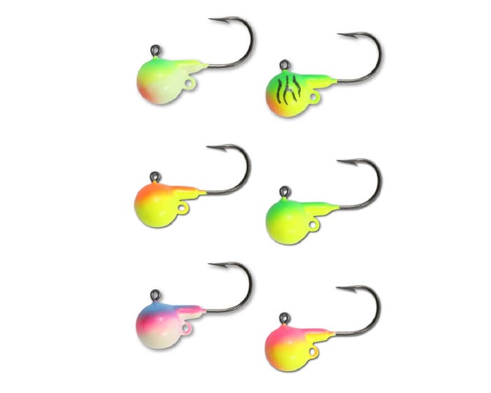 Northland Fishing Fire-Ball Jig - Assorted， 6 Pack - NOFB5699