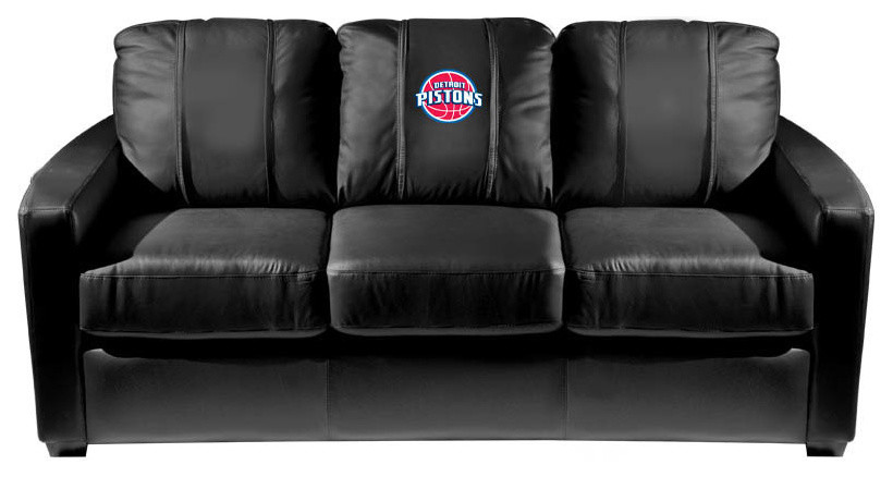 Detroit Pistons Stationary Sofa Commercial Grade Fabric   Contemporary   Sofas   by DreamSeats LLC  Houzz