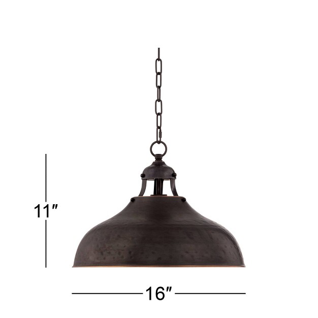 Wide Farmhouse Industrial Rustic Dome Shade For Dining Room Living House Kitchen Island Entryway Bedroom