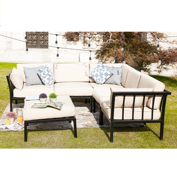 PATIO FESTIVAL 6Piece Outdoor Sofa Seating Group with Cushions