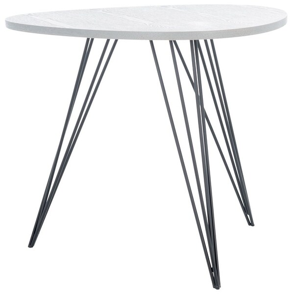 Wolcott Side Table， Grey/Black