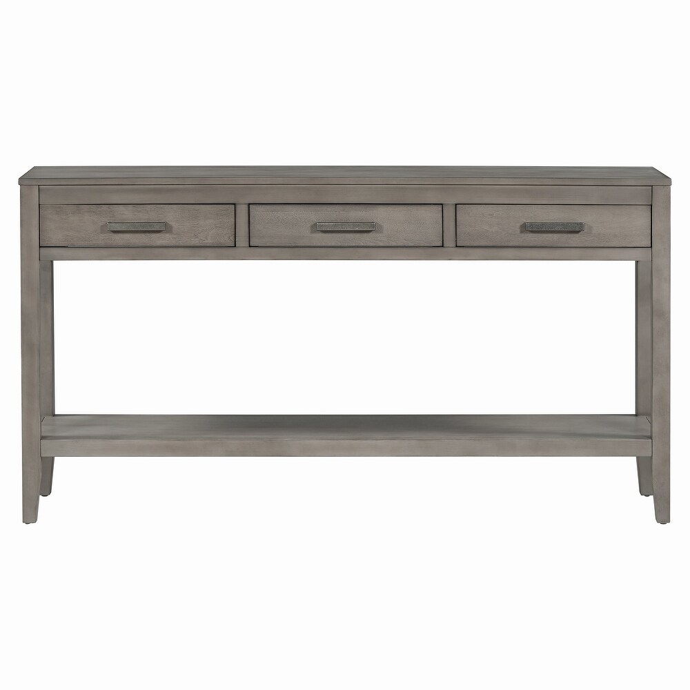 3 Drawer Console Table with 1 Shelf  Entrance Table