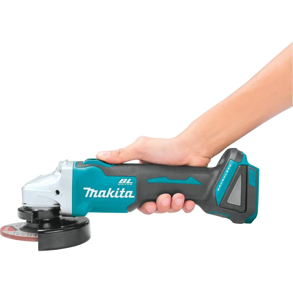 Makita XAG04Z 18V LXT Lithium-Ion Brushless Cordless 4-1/2 in./5 in. Cut-Off/Angle Grinder (Tool-Only)