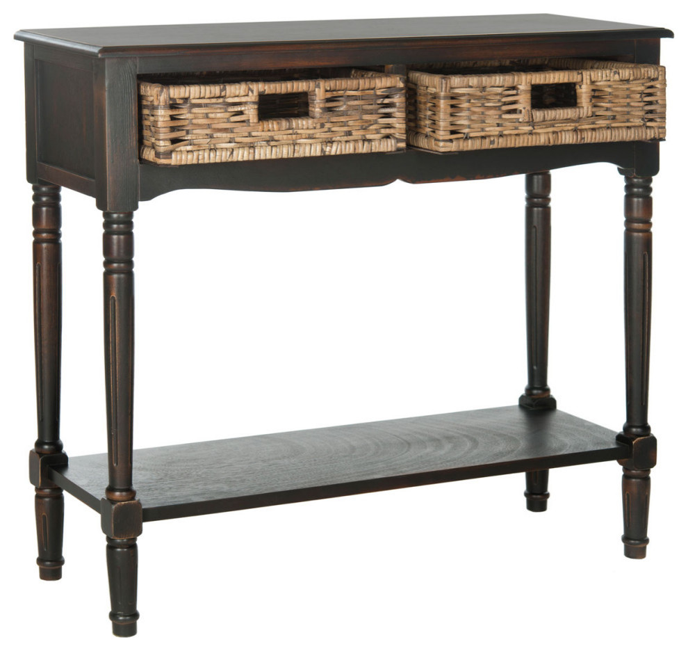 Prim 2 Drawer Console Brown   Traditional   Console Tables   by V.S.D Furniture  Houzz