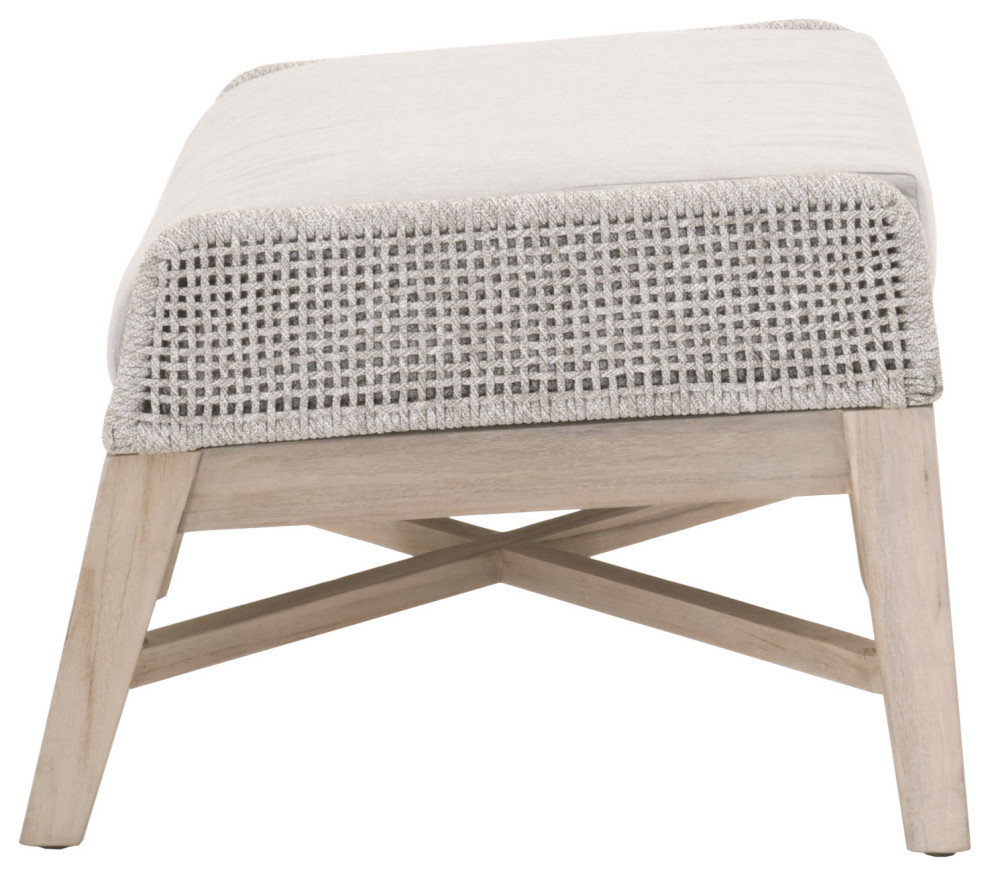 Tapestry Outdoor Footstool   Beach Style   Footstools And Ottomans   by HedgeApple  Houzz