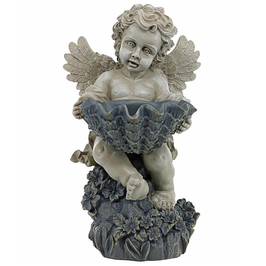 Design Toscano Heavenly Offering Cherub Garden Statue