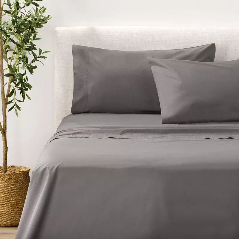 Nate Home by Nate Berkus Cotton Percale Sheet Set