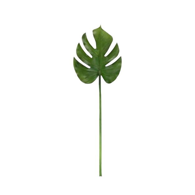 Green Artificial Split leaf Philodendron Inspired Floral Spray