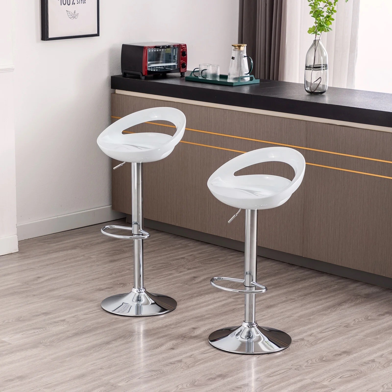 Sonic Adjustable Stool (Set of Two)