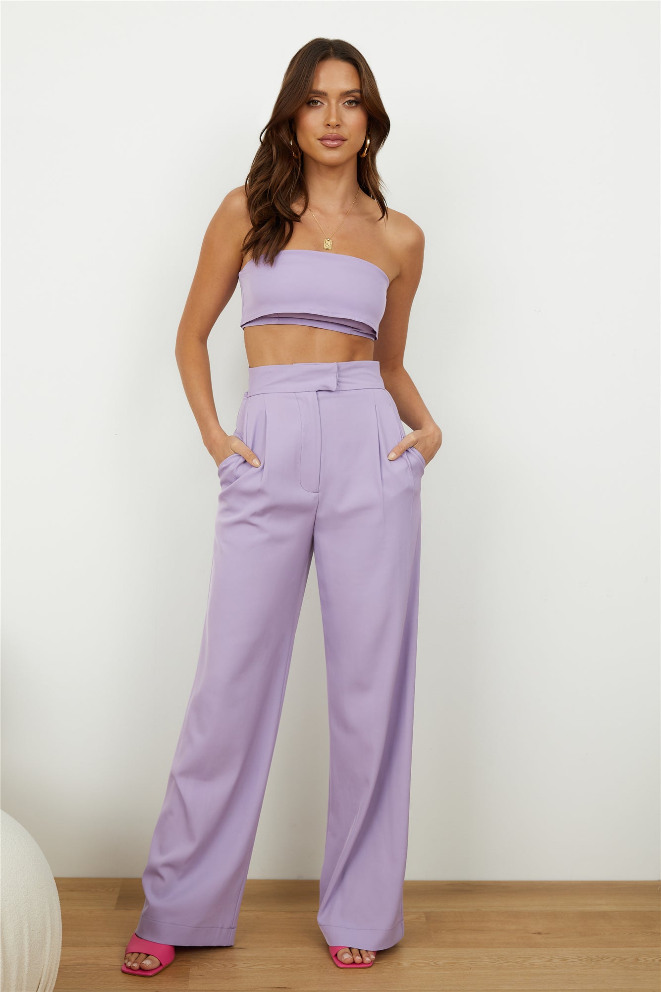 Blind Love Crop Lilac