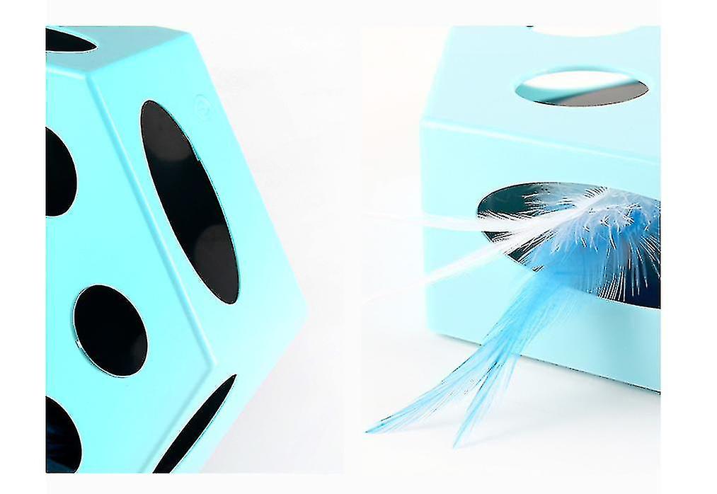 Interactive Cat Toys - Automatic Cat Exercise Teaser Toy  Pet Kitten Toys For Entertainment Play ( Battery Included)