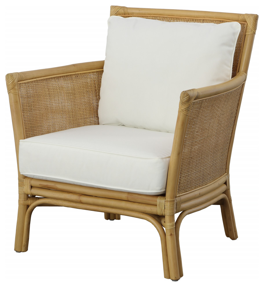 Pacific Rattan Armchair   Tropical   Armchairs And Accent Chairs   by Ownax  Houzz