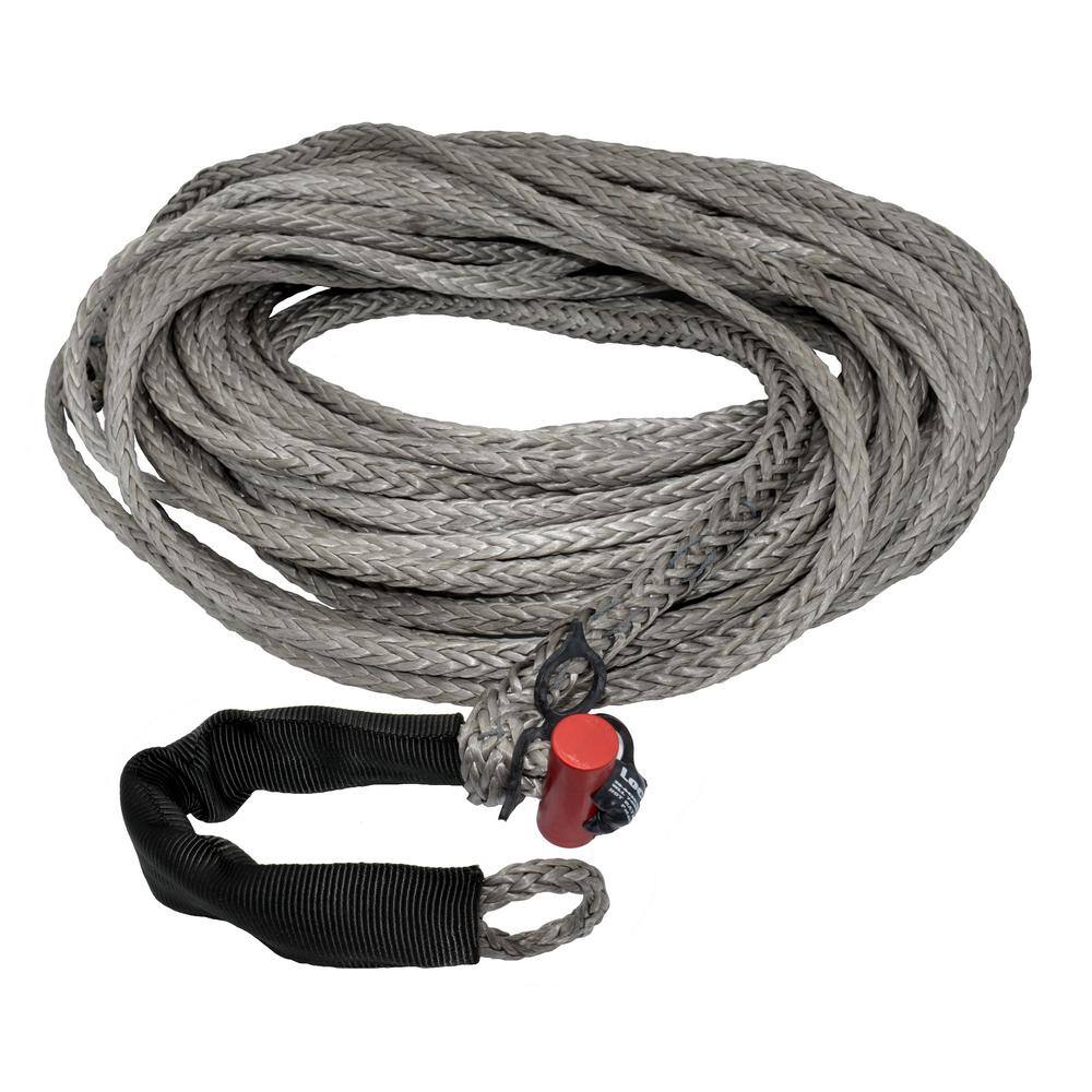 LockJaw 716 in. x 100 ft. Synthetic Winch Line Extension with Integrated Shackle 21-0438100