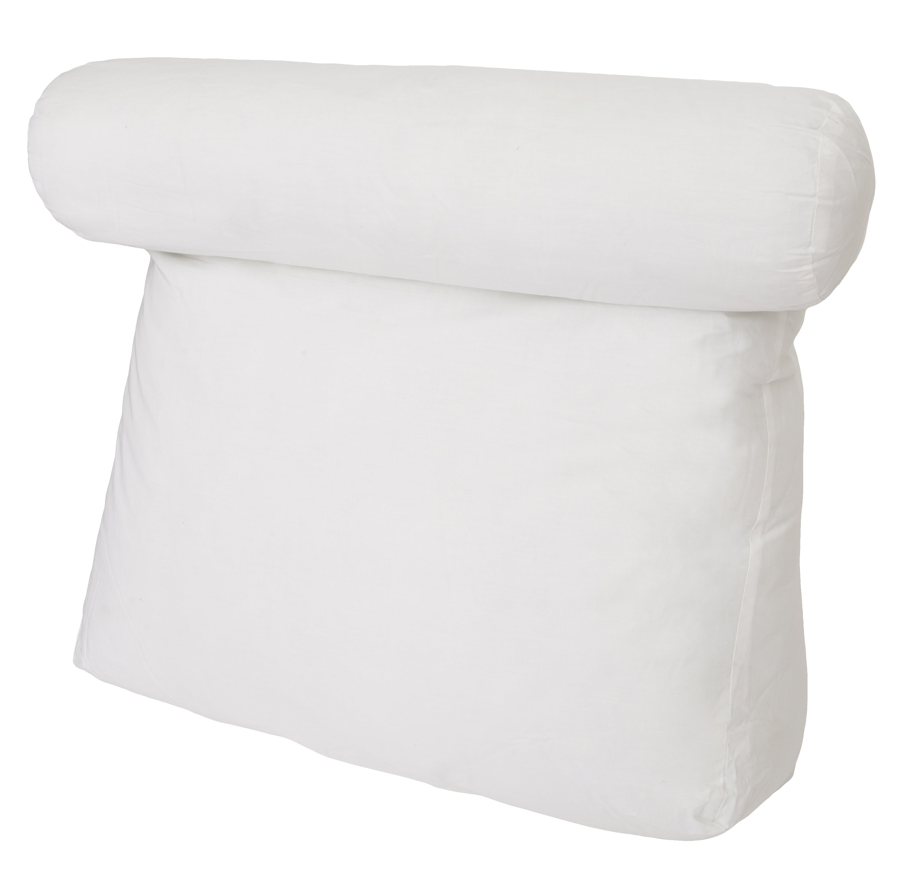 DeluxeComfort Relax In Bed pillow - Best Lounger Support Pillows with Neck Roll for Reading or Bed Rest