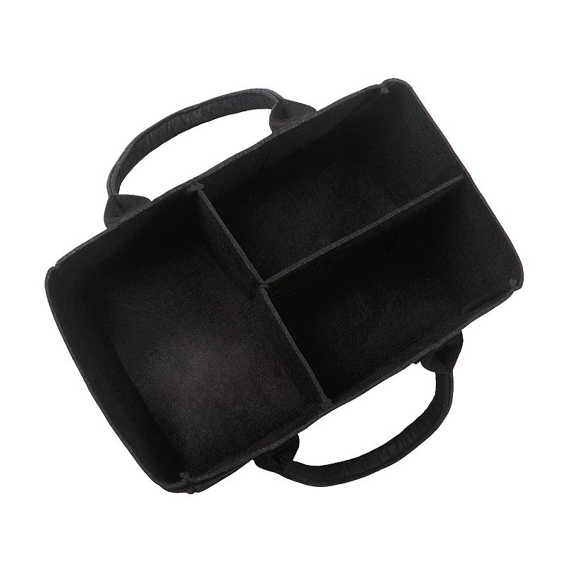 Sammy and Lou Black Felt Storage Caddy