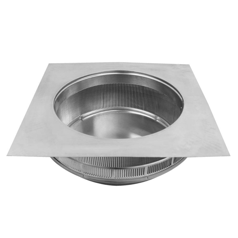 Active Ventilation 14 in. Dia Aluminum Roof Louver Exhaust Vent in Mill Finish PV-14-C1