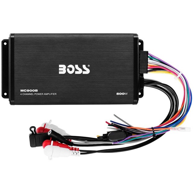 Boss Audio 500w Max 4 Channel Full Range Class A b Amplifier With Remote Mc900b