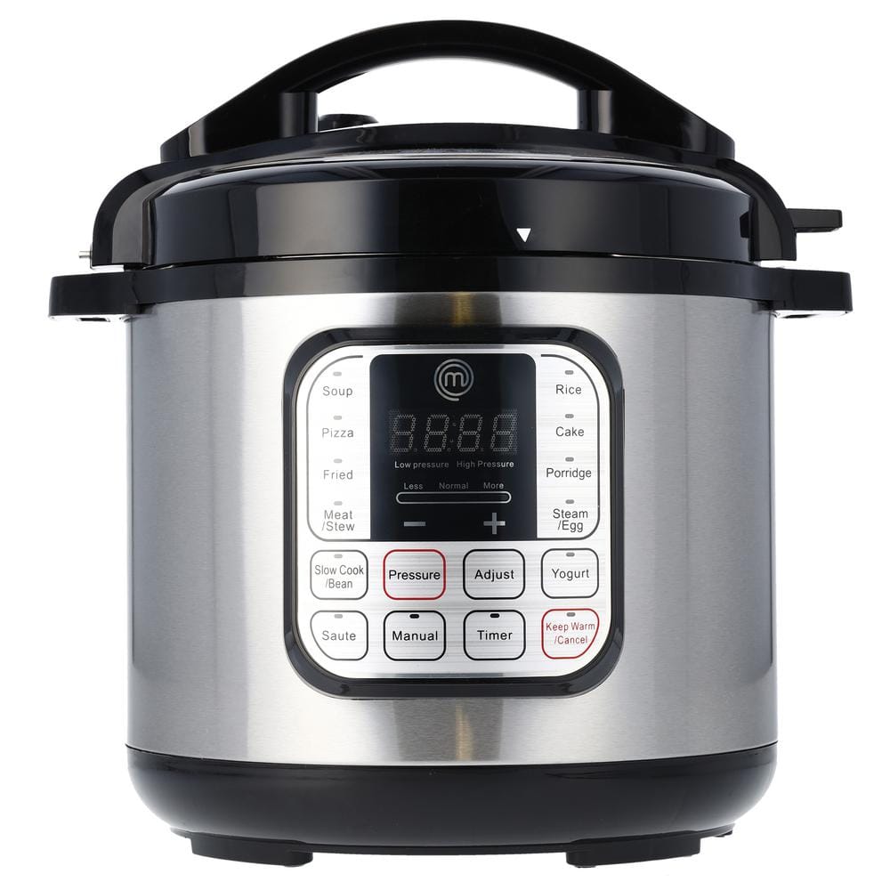 MASTERCHEF 6.3 Qt. Black Electric 10-in-1 Multi-Cooker VRD919102071