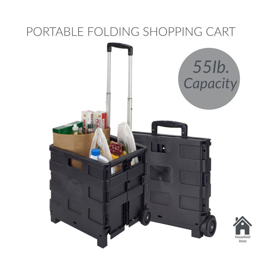 Simplify 15 in. x 13 in. x 14.2 in. Tote and Go Collapsible Utility Cart 25501