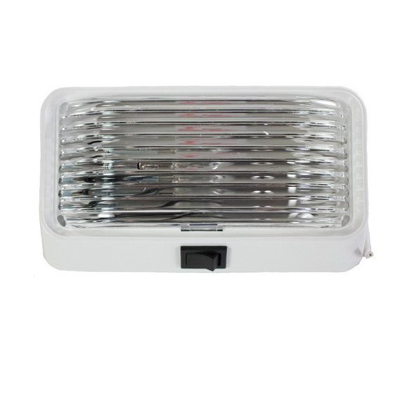 Arcon 20673 Led Prch Lite W/Sw Bwht C Lens