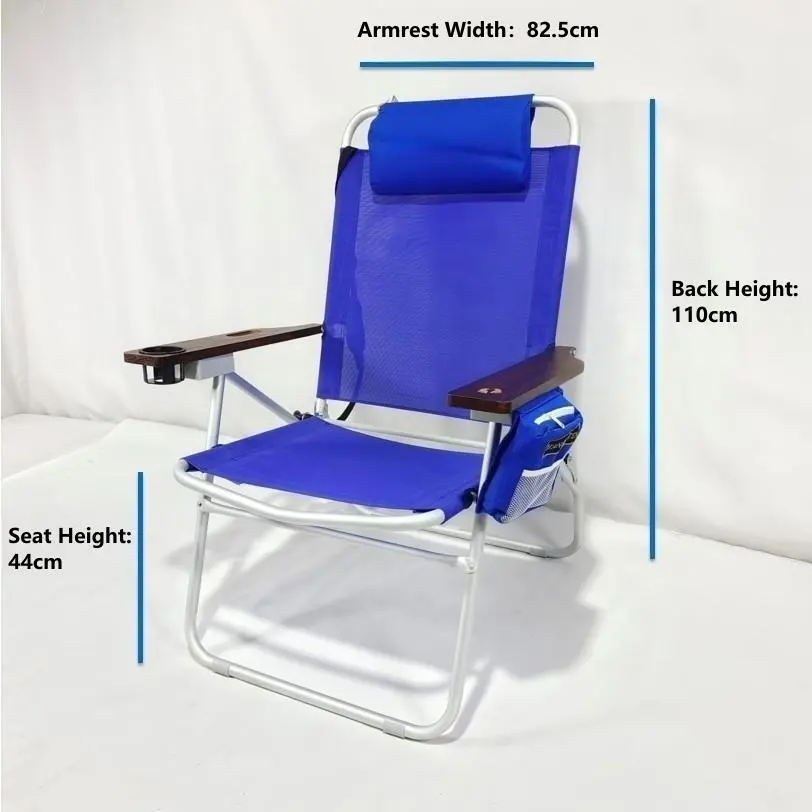 Polar Everest Deck chair patio outdoor furniture picnic camping accessories backyard folding nap chair for beach picnic