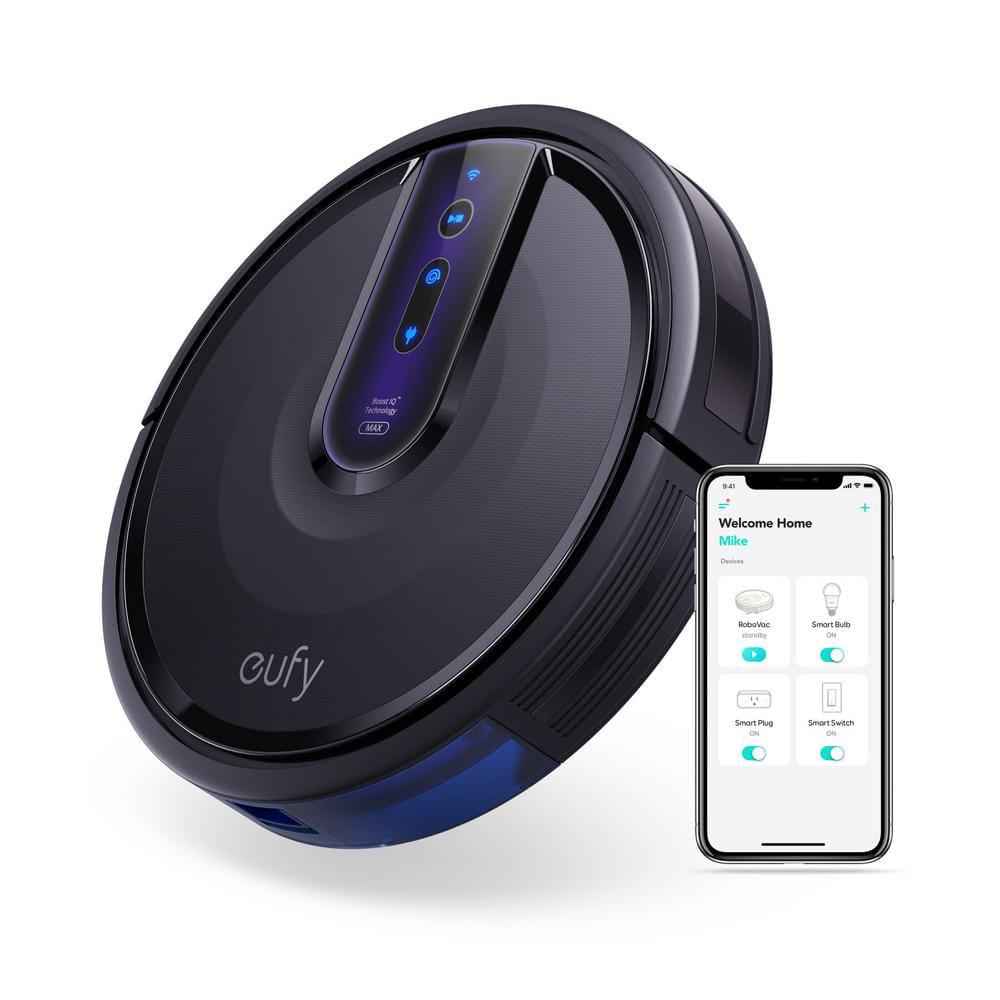 Eufy RoboVac 25C MAX Robotic Vacuum Cleaner with WiFi Connected Compatible with Alexa and Google Assistant in Black