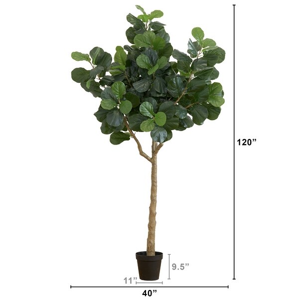 10' Artificial Fiddle Leaf Fig Tree